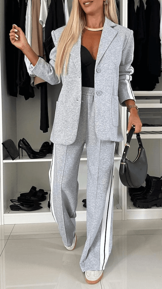 Elin™ | Stylish Striped Comfort Set