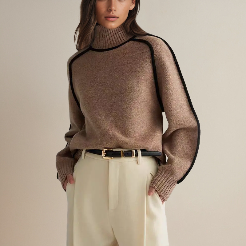 Emilie™ | Luxurious Polo Sweater