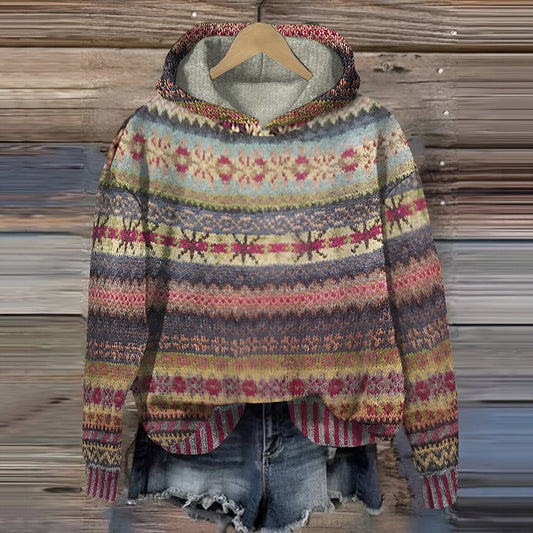 Alva™ | Ethnic Retro Hoodie